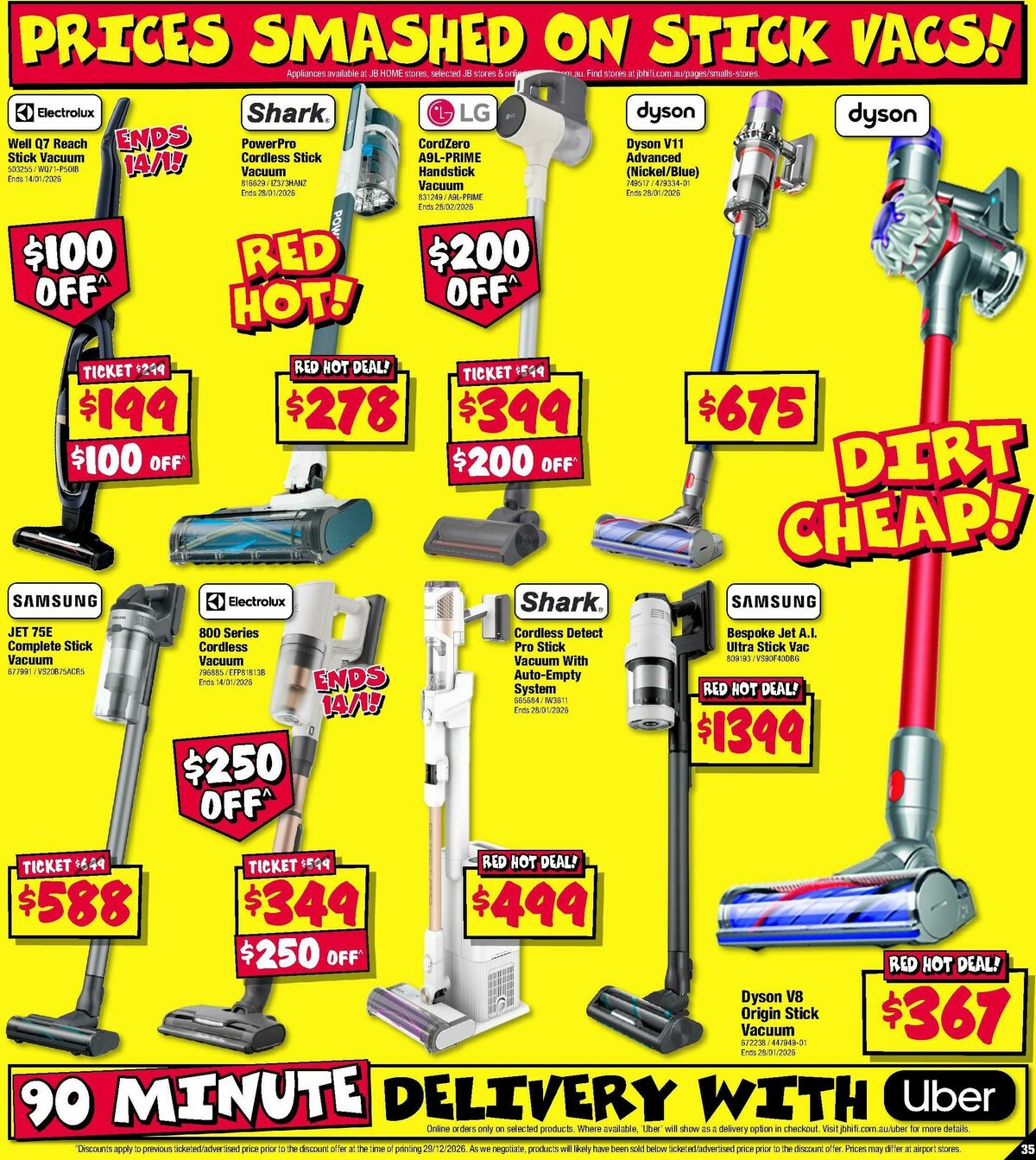 JB Hi-Fi Catalogues from 8 January