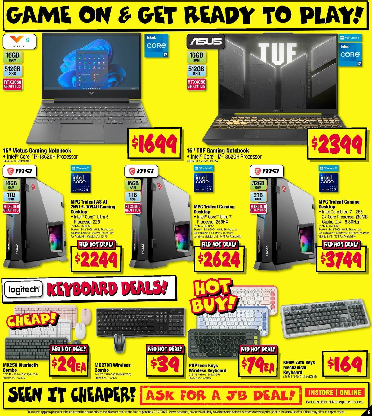 JB Hi-Fi Catalogues from 8 January