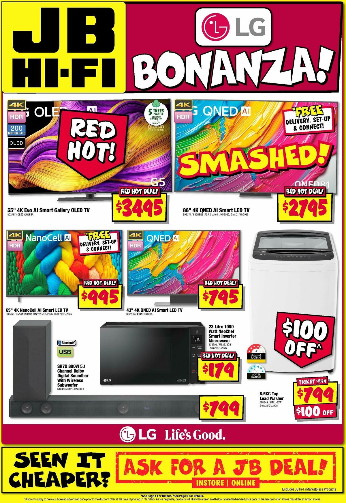 JB Hi-Fi Catalogues from 8 January