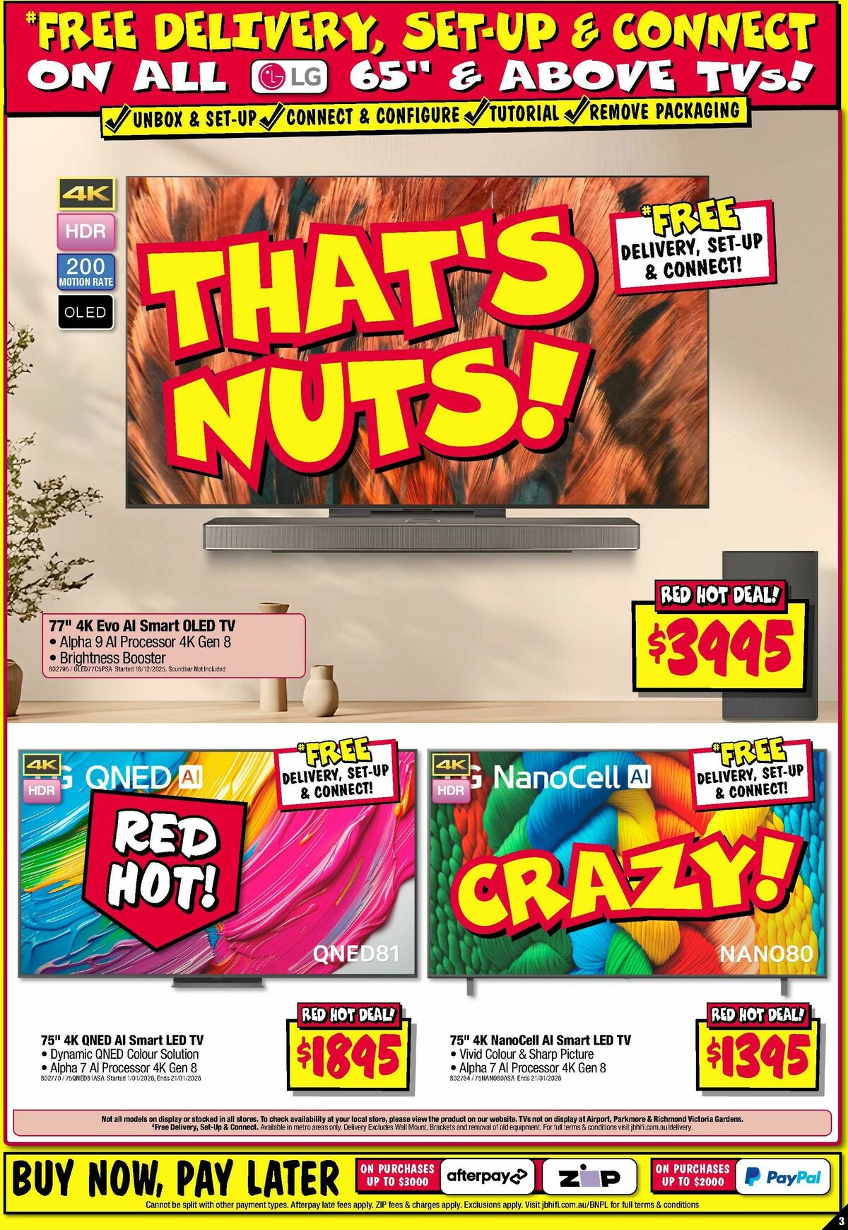 JB Hi-Fi Catalogues from 8 January