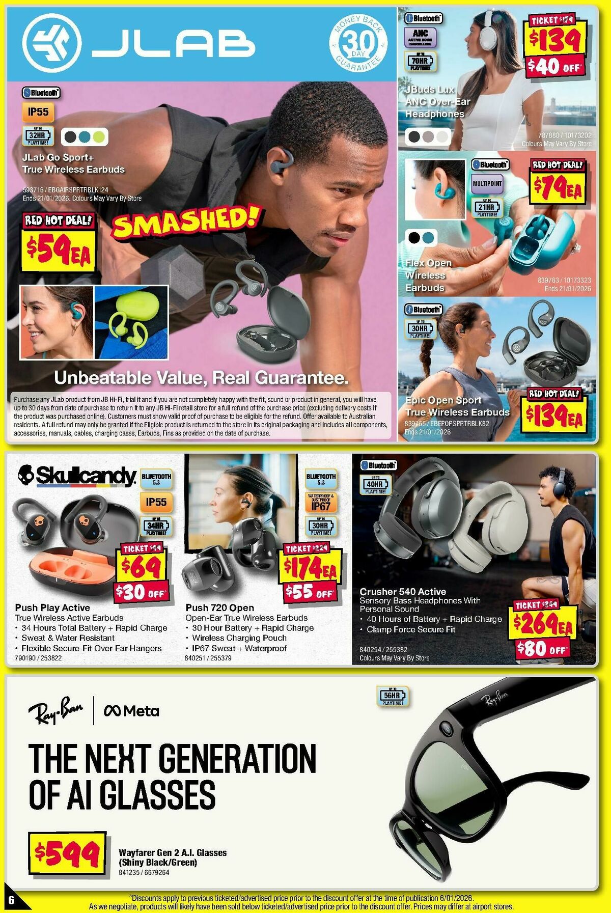 JB Hi-Fi Out and about! Catalogues from 8 January