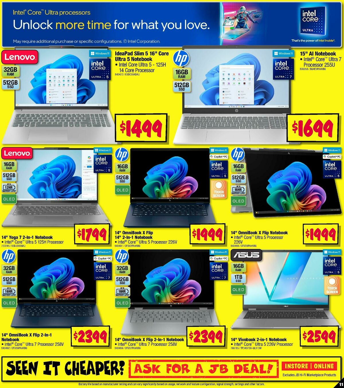 JB Hi-Fi School time sellout on computers! Catalogues from 8 January