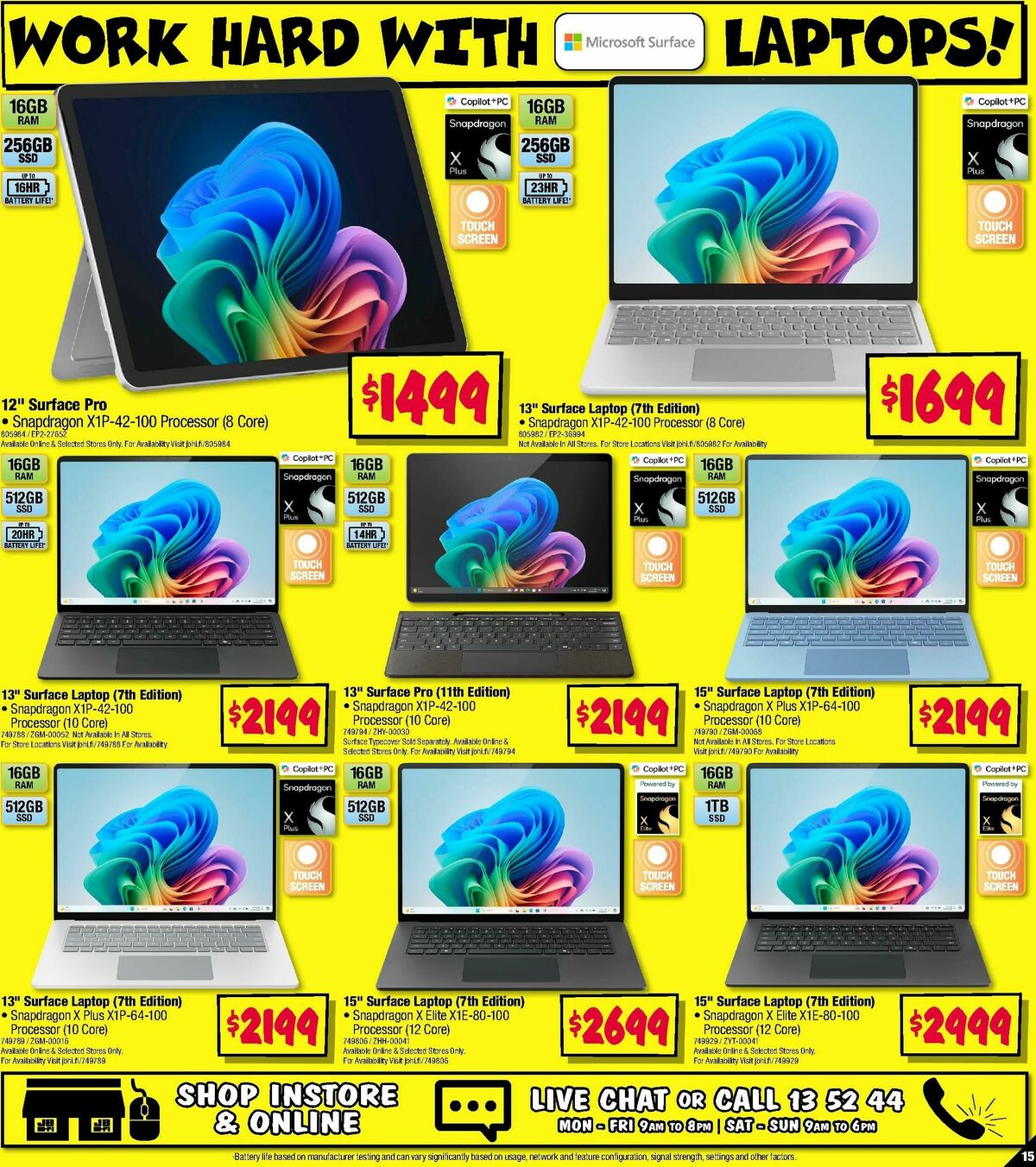 JB Hi-Fi School time sellout on computers! Catalogues from 8 January