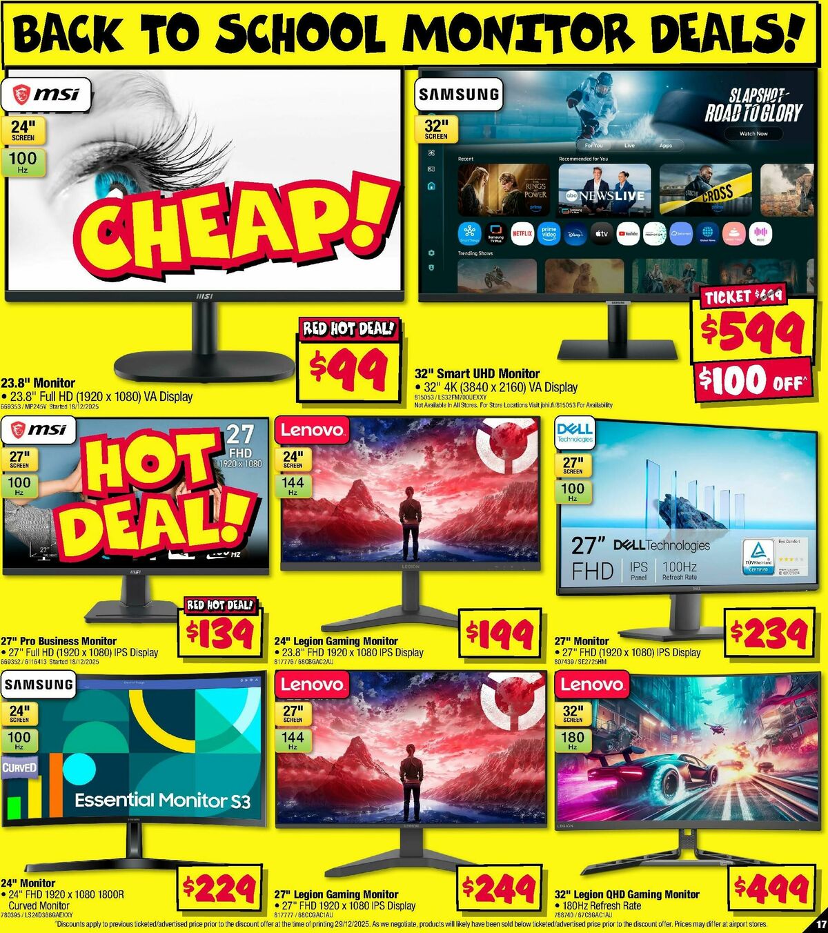 JB Hi-Fi School time sellout on computers! Catalogues from 8 January