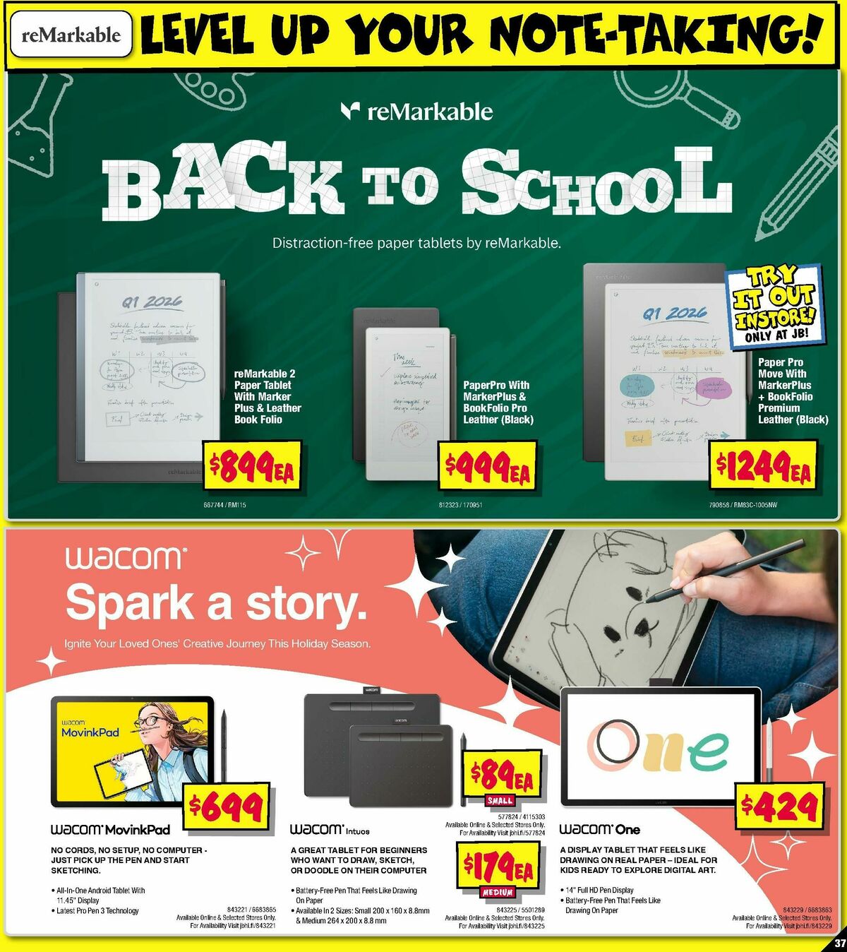JB Hi-Fi School time sellout on computers! Catalogues from 8 January