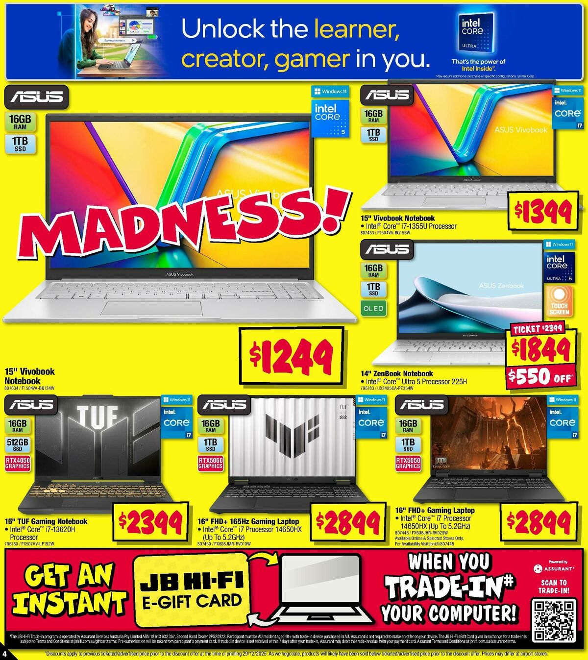 JB Hi-Fi School time sellout on computers! Catalogues from 8 January