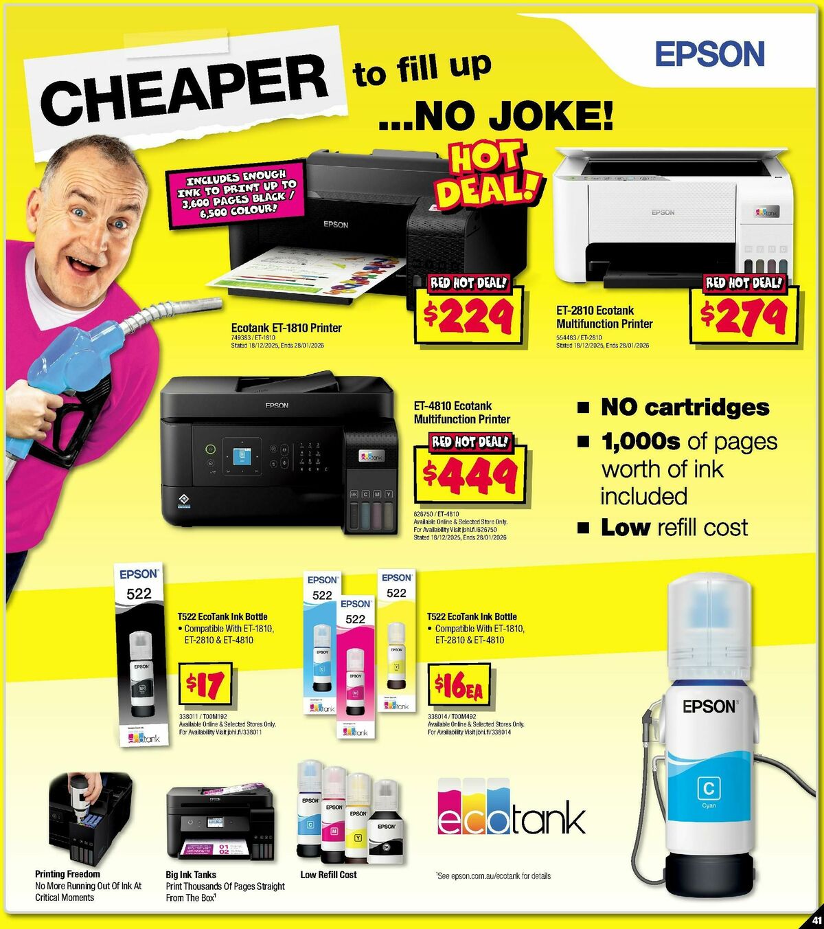 JB Hi-Fi School time sellout on computers! Catalogues from 8 January