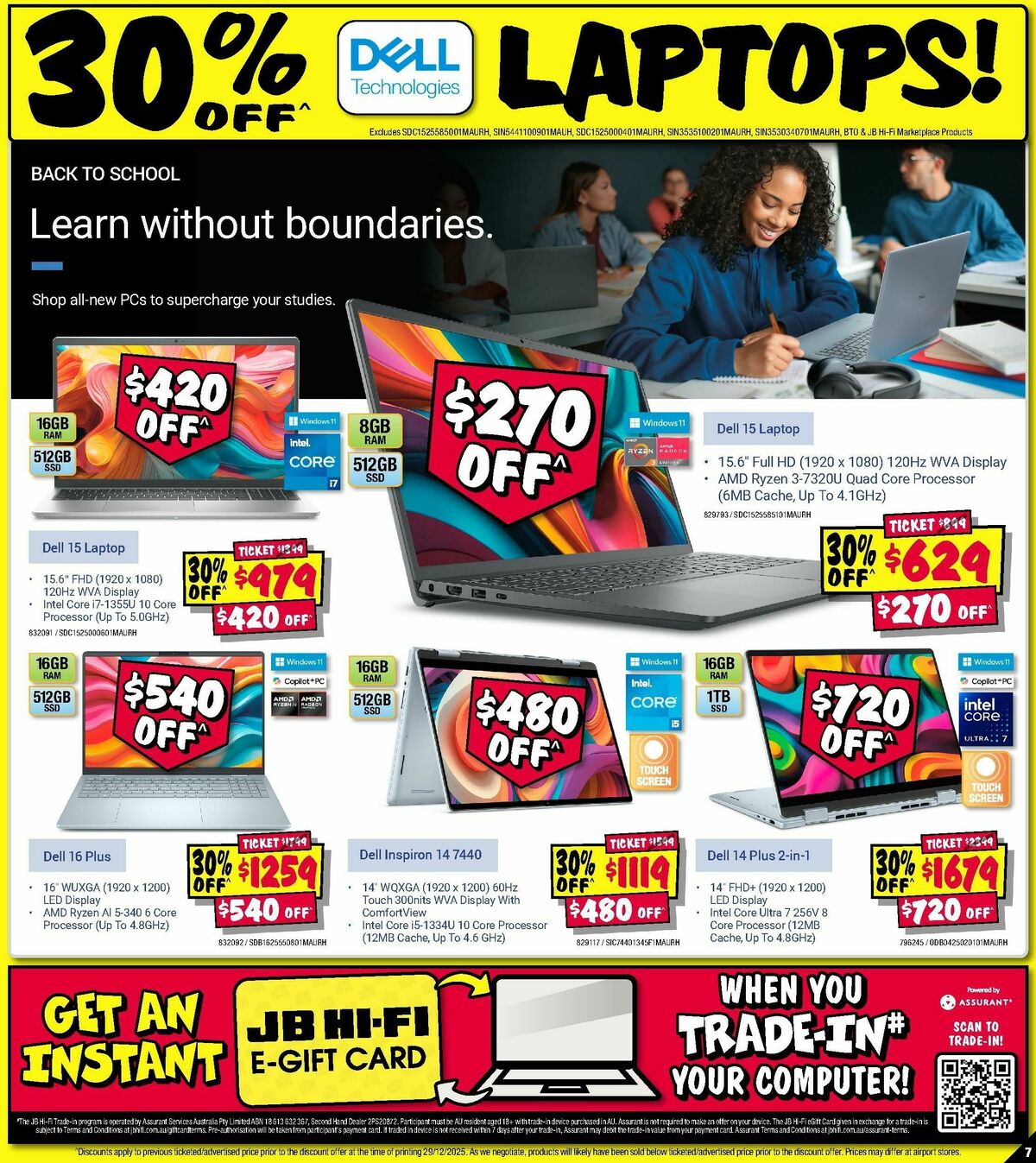 JB Hi-Fi School time sellout on computers! Catalogues from 8 January