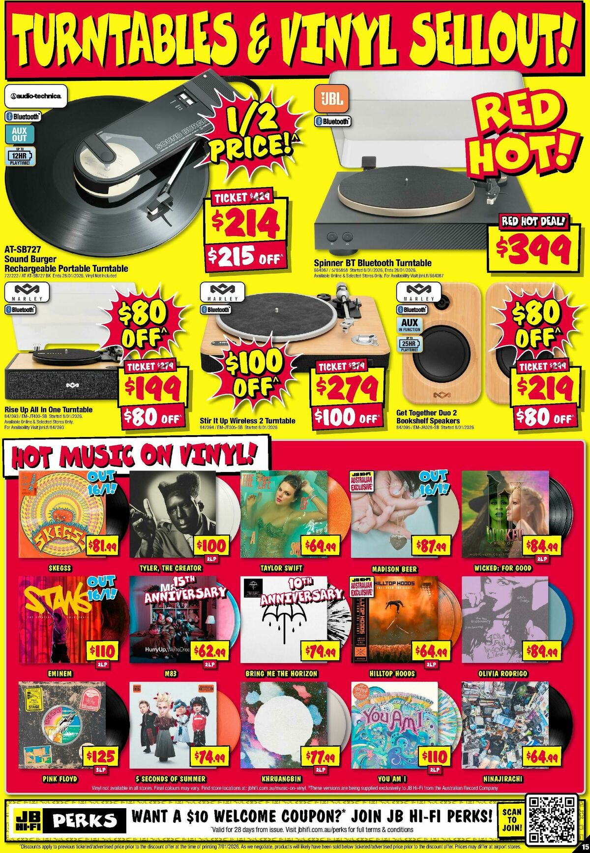 JB Hi-Fi Catalogues from 15 January