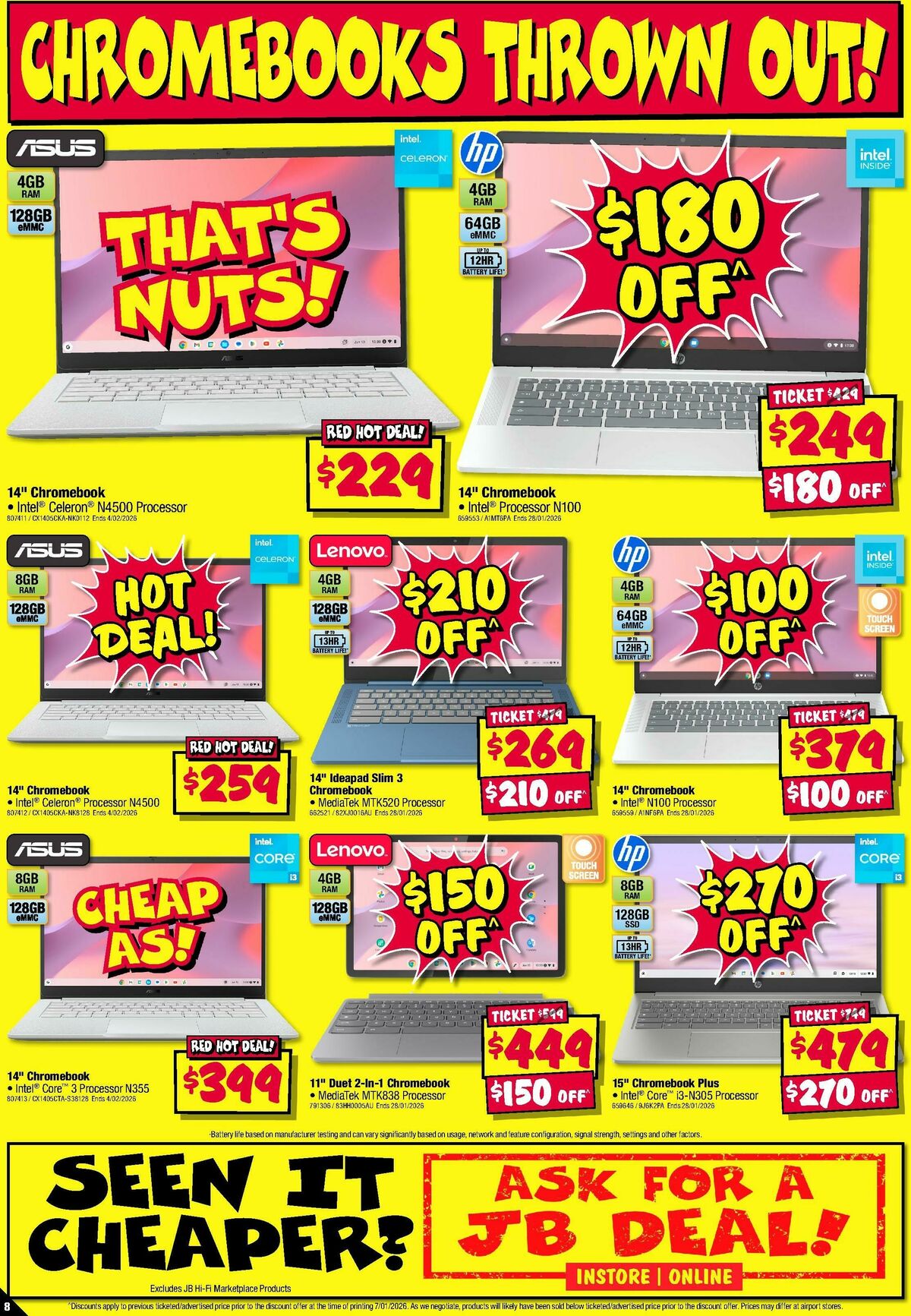 JB Hi-Fi Catalogues from 15 January