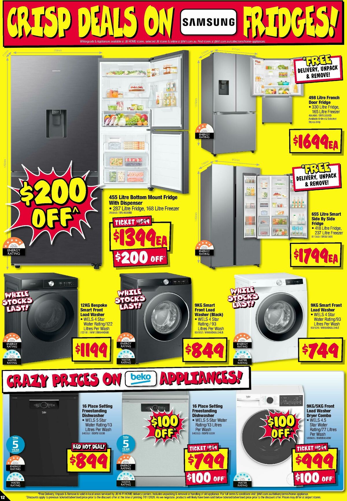 JB Hi-Fi Home Appliance Sellout! Catalogues from 15 January