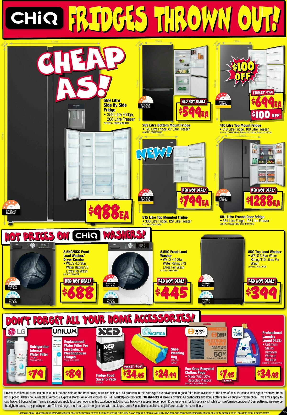 JB Hi-Fi Home Appliance Sellout! Catalogues from 15 January