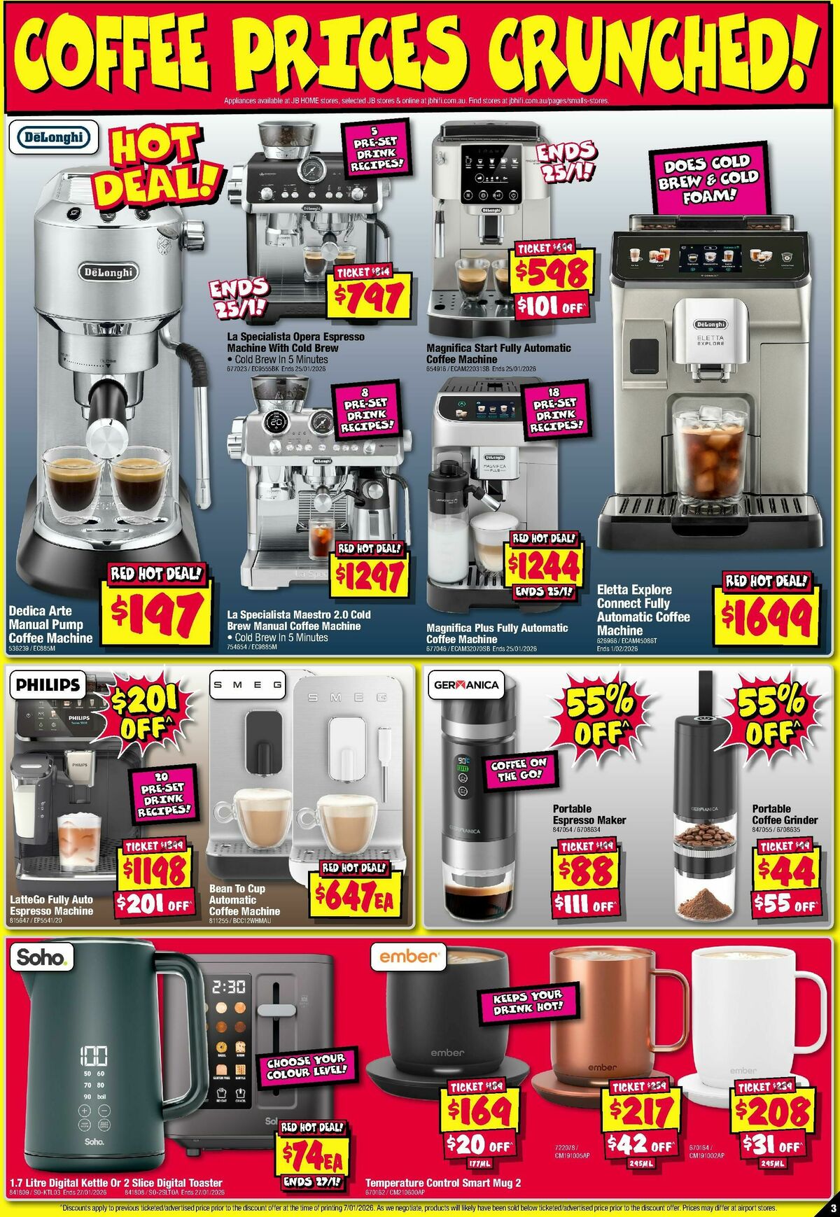 JB Hi-Fi Home Appliance Sellout! Catalogues from 15 January