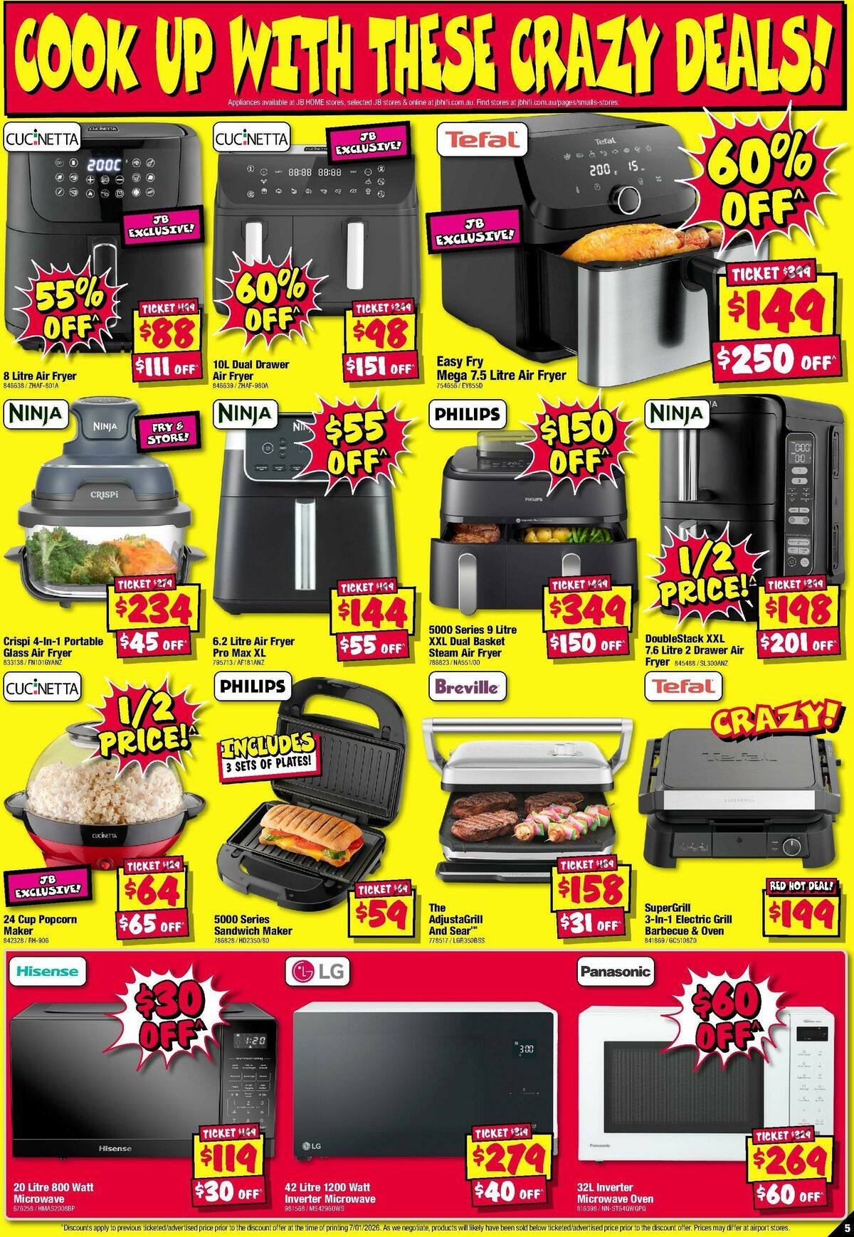 JB Hi-Fi Home Appliance Sellout! Catalogues from 15 January