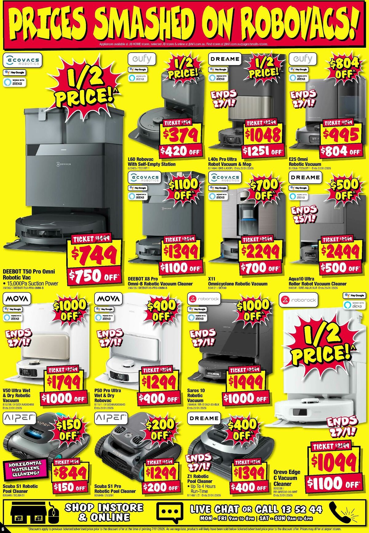 JB Hi-Fi Home Appliance Sellout! Catalogues from 15 January