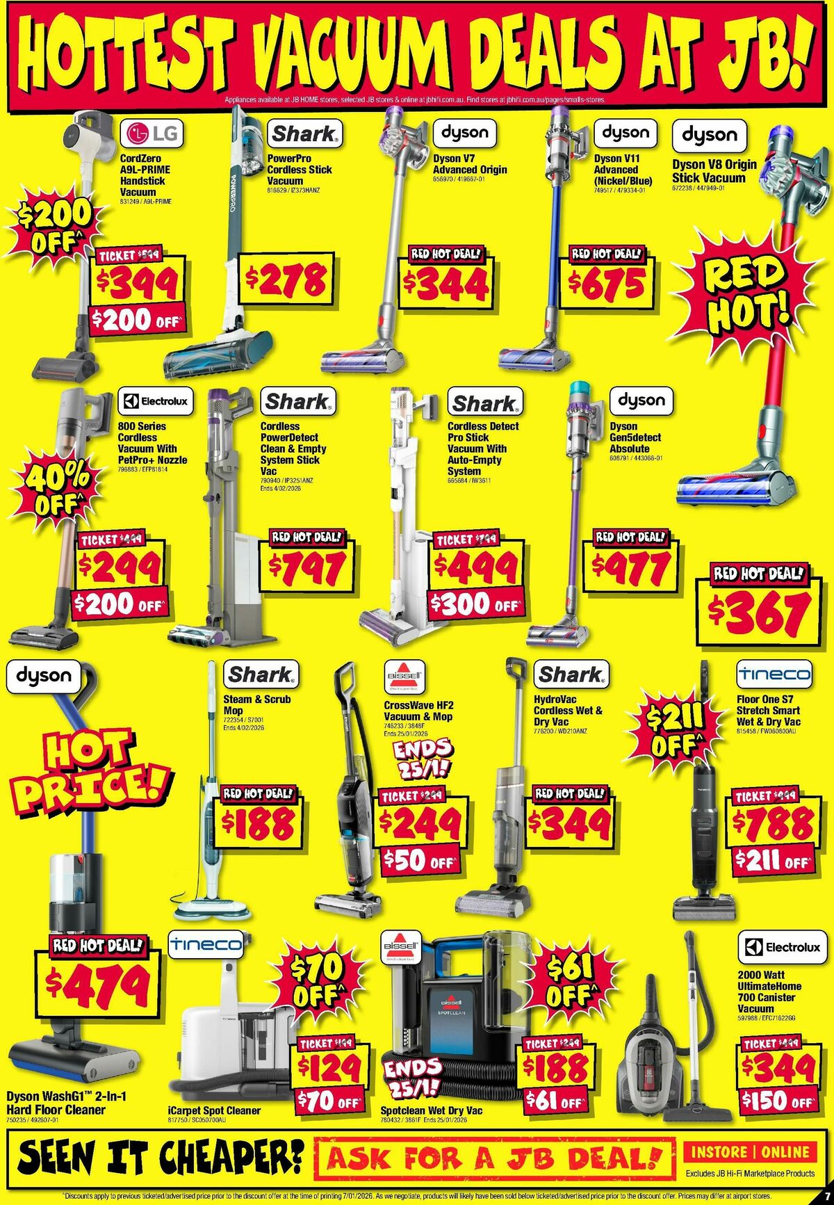 JB Hi-Fi Home Appliance Sellout! Catalogues from 15 January