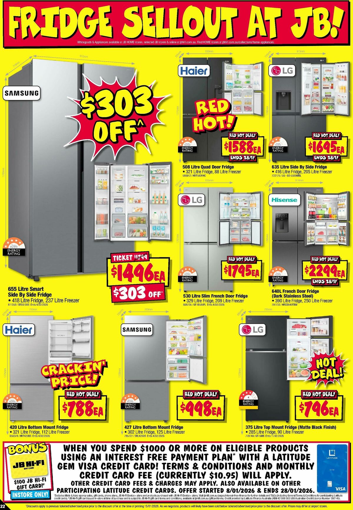 JB Hi-Fi Catalogues from 22 January