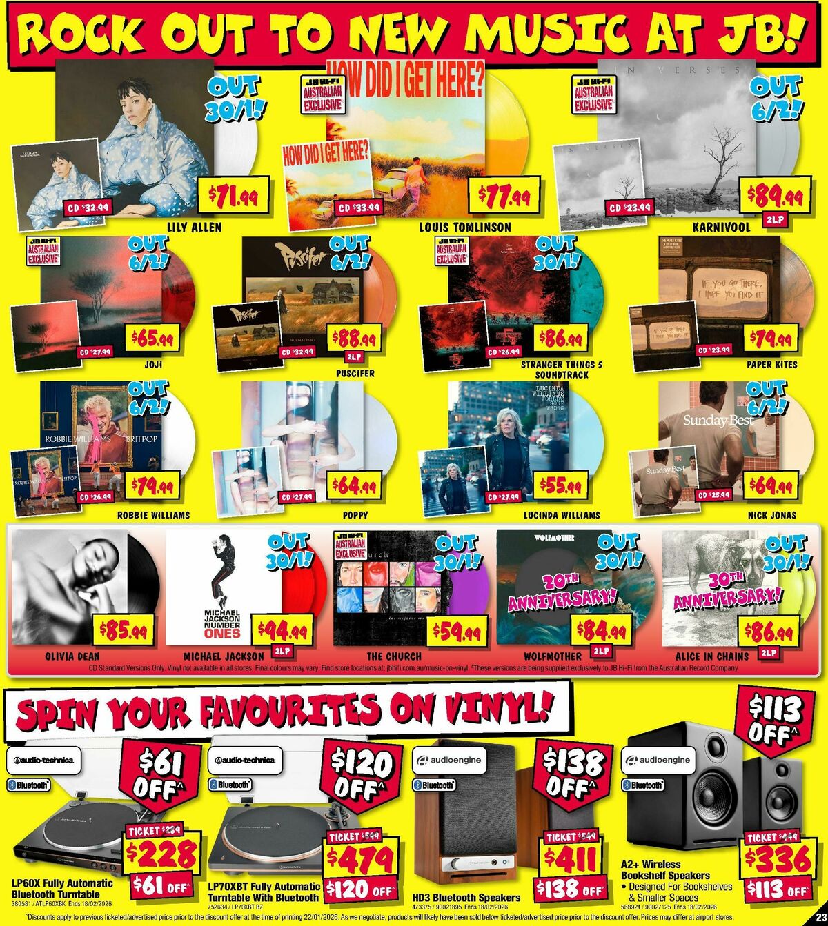 JB Hi-Fi Catalogues from 29 January