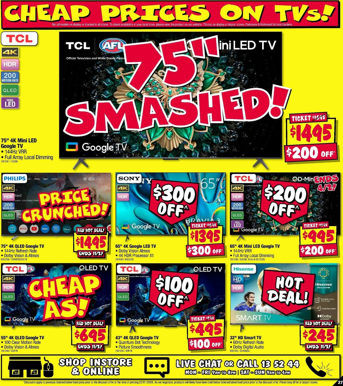 JB Hi-Fi Catalogues from 29 January