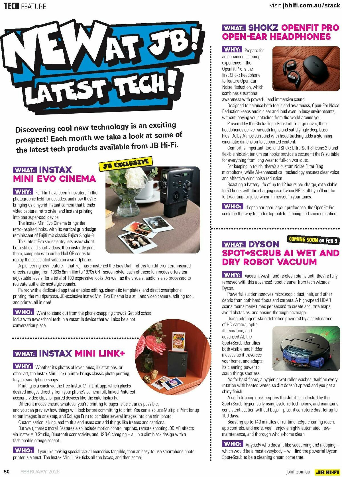JB Hi-Fi Magazine February Catalogues from 1 February