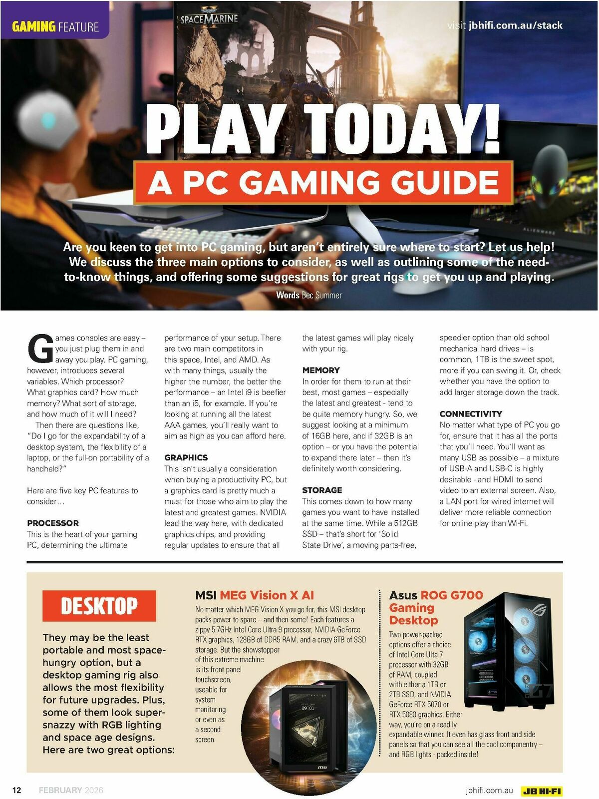 JB Hi-Fi Magazine February Catalogues from 1 February