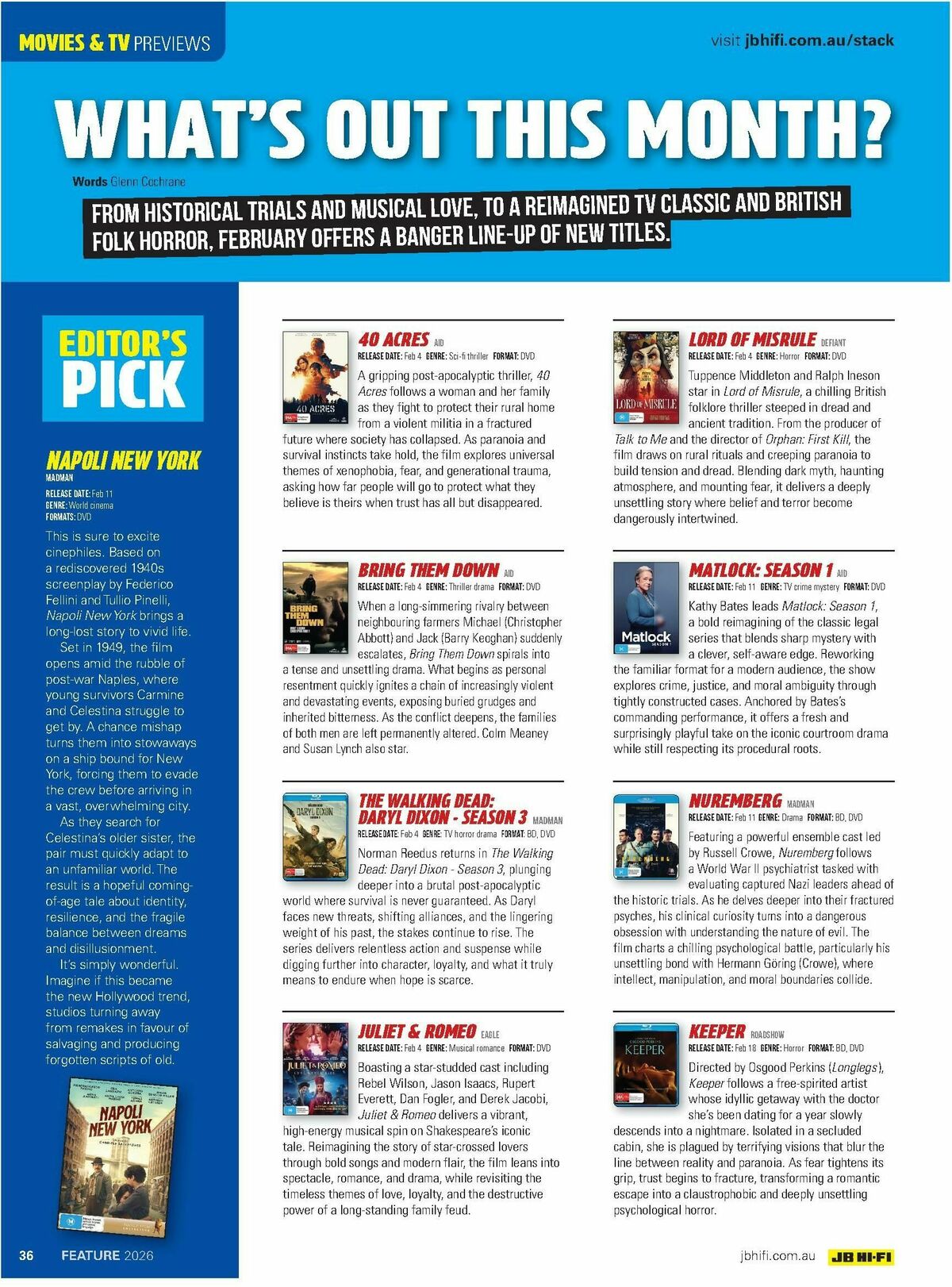 JB Hi-Fi Magazine February Catalogues from 1 February