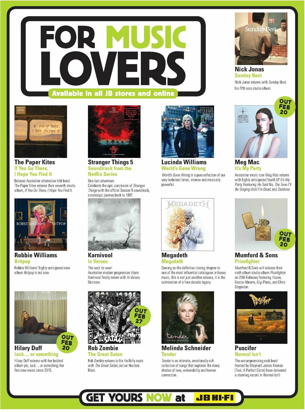 JB Hi-Fi Magazine February Catalogues from 1 February
