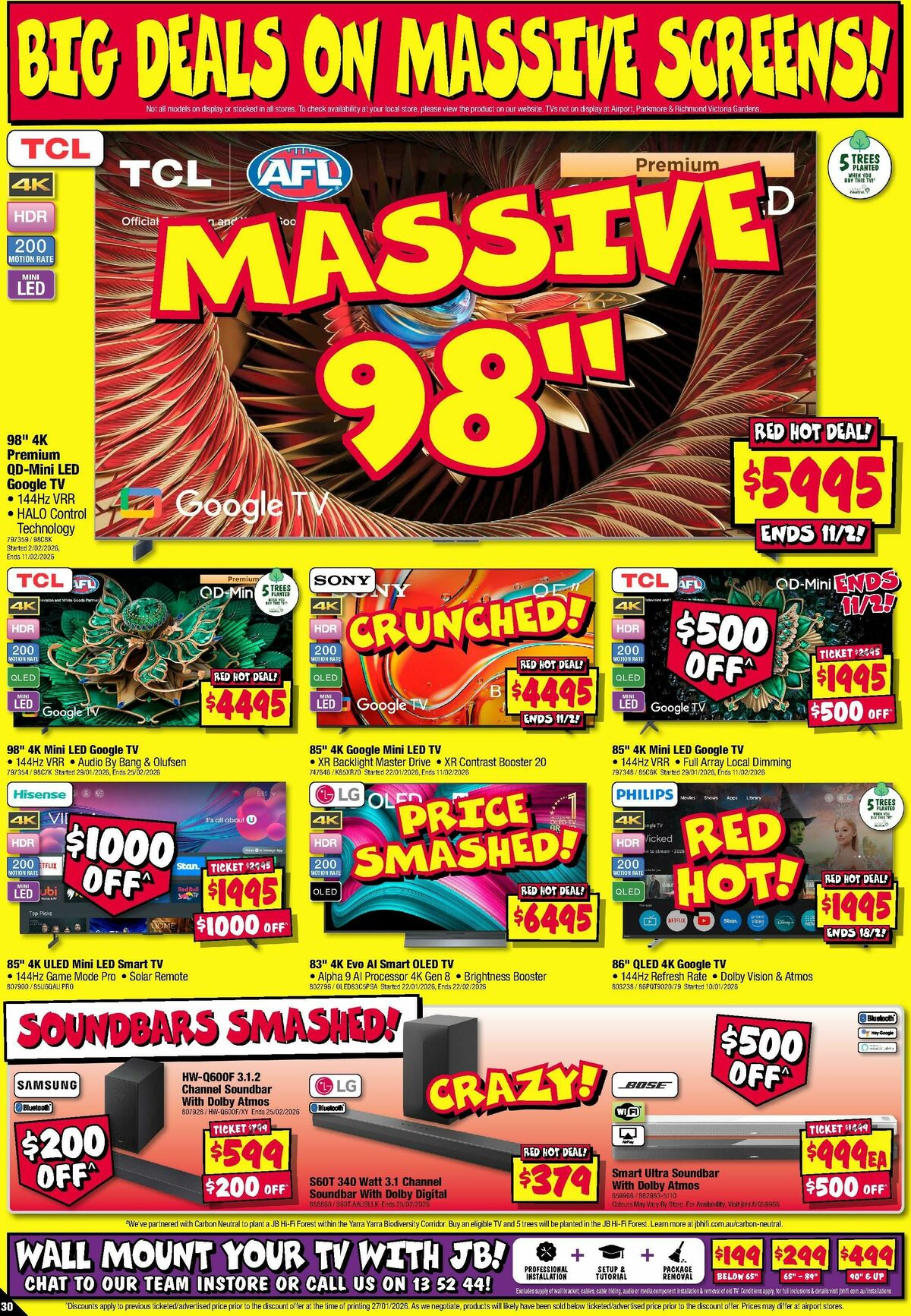 JB Hi-Fi Catalogues from 5 February