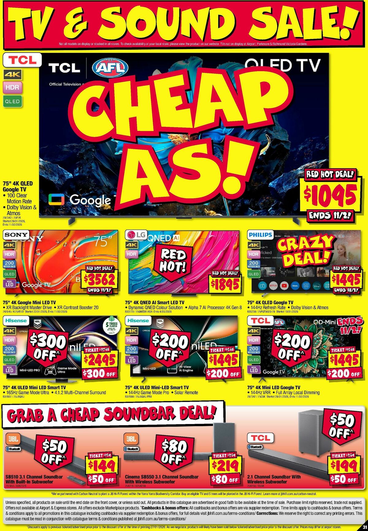 JB Hi-Fi Catalogues from 5 February