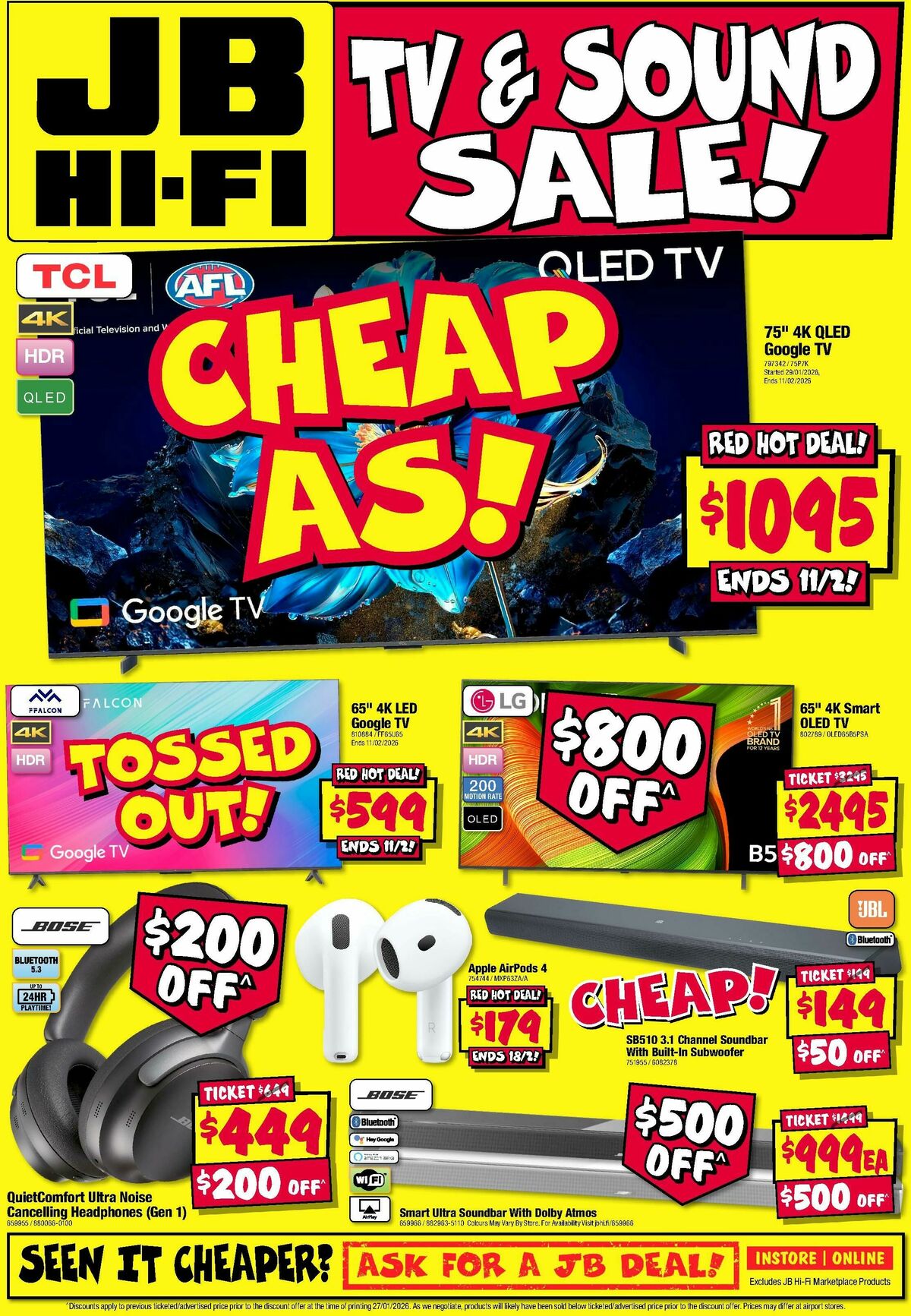 JB Hi-Fi Catalogues from 5 February
