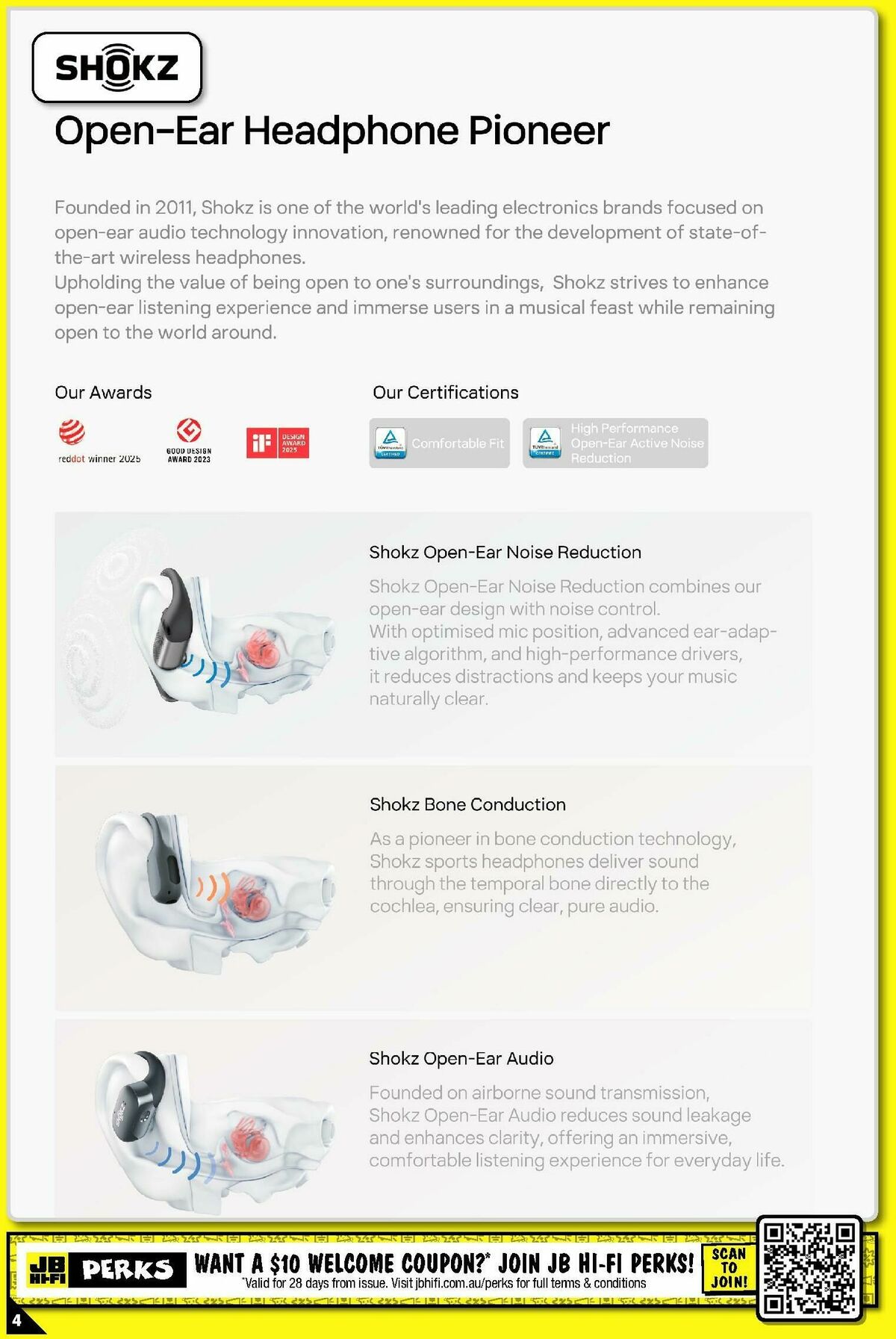 JB Hi-Fi Shokz Headphones! Catalogues from 9 February