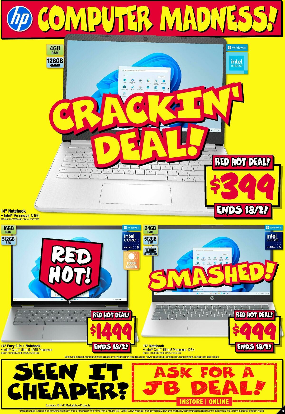 JB Hi-Fi Catalogues from 12 February