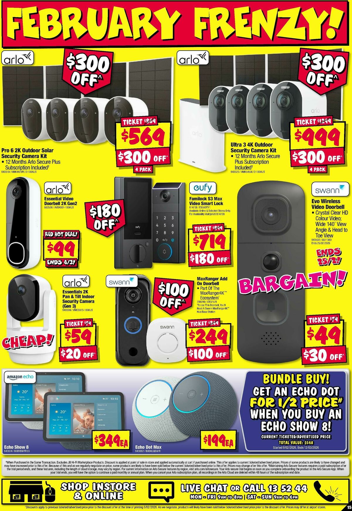 JB Hi-Fi Catalogues from 19 February