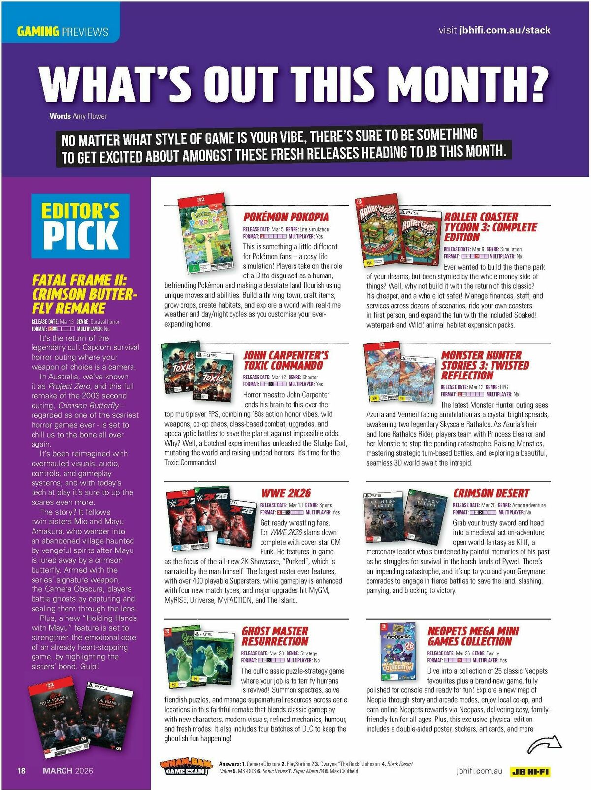 JB Hi-Fi Magazine March Catalogues from 1 March