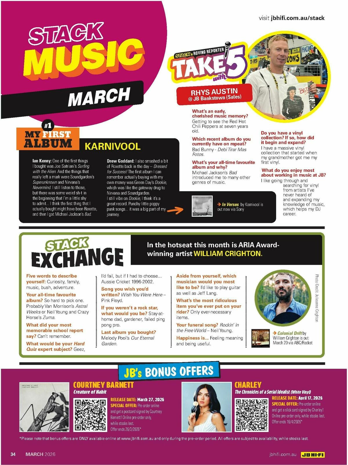 JB Hi-Fi Magazine March Catalogues from 1 March