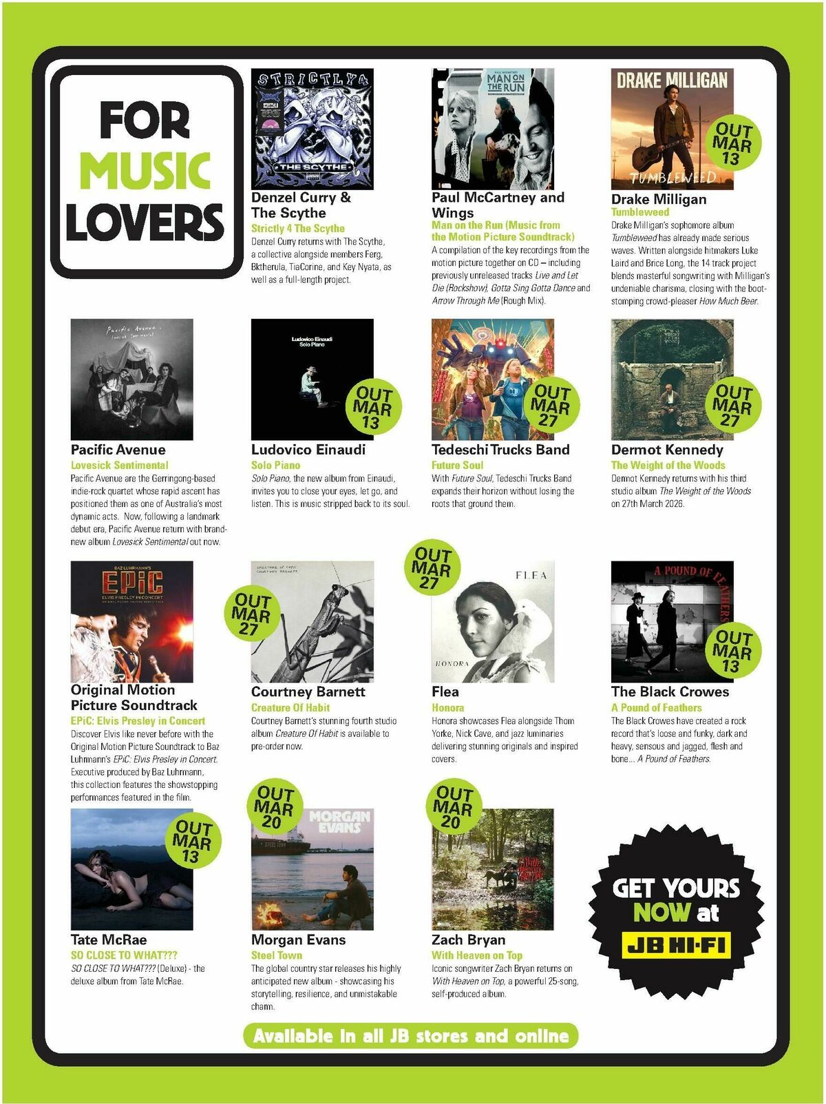 JB Hi-Fi Magazine March Catalogues from 1 March