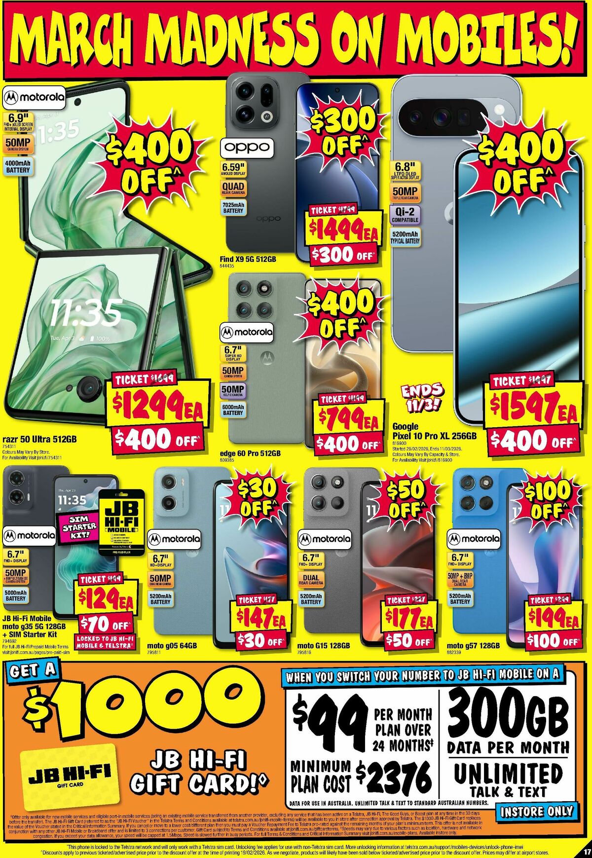 JB Hi-Fi Catalogues from 5 March