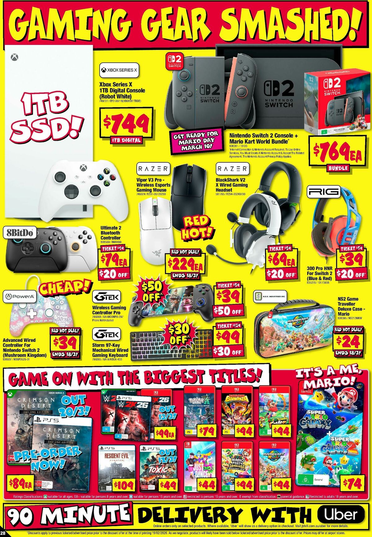 JB Hi-Fi Catalogues from 5 March