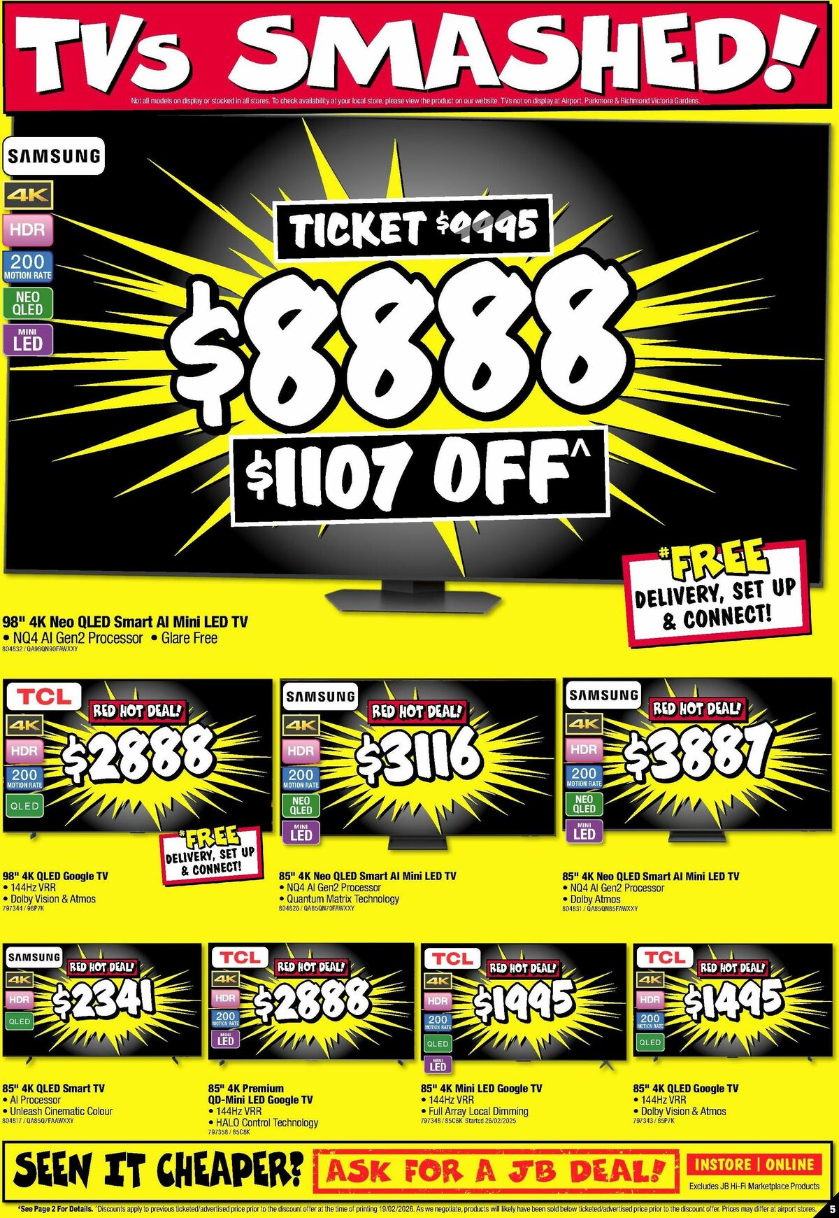 JB Hi-Fi Catalogues from 5 March