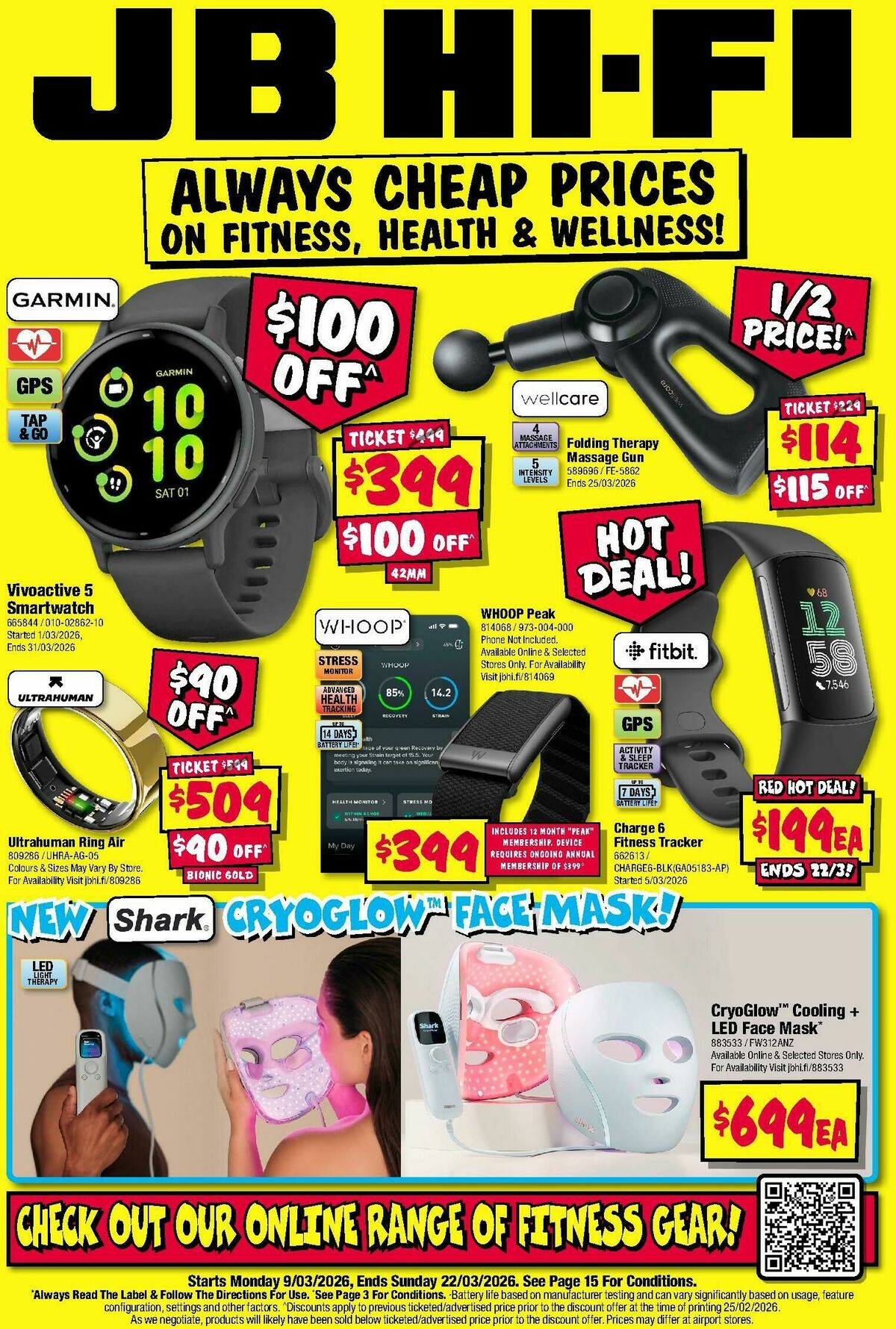 JB Hi-Fi Fitness Catalogue Catalogues from 9 March