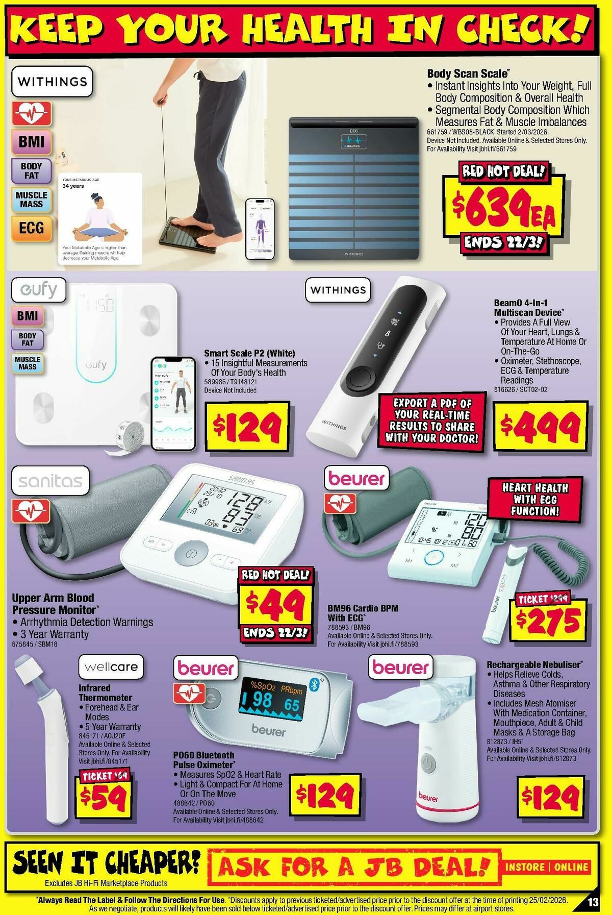 JB Hi-Fi Fitness Catalogue Catalogues from 9 March