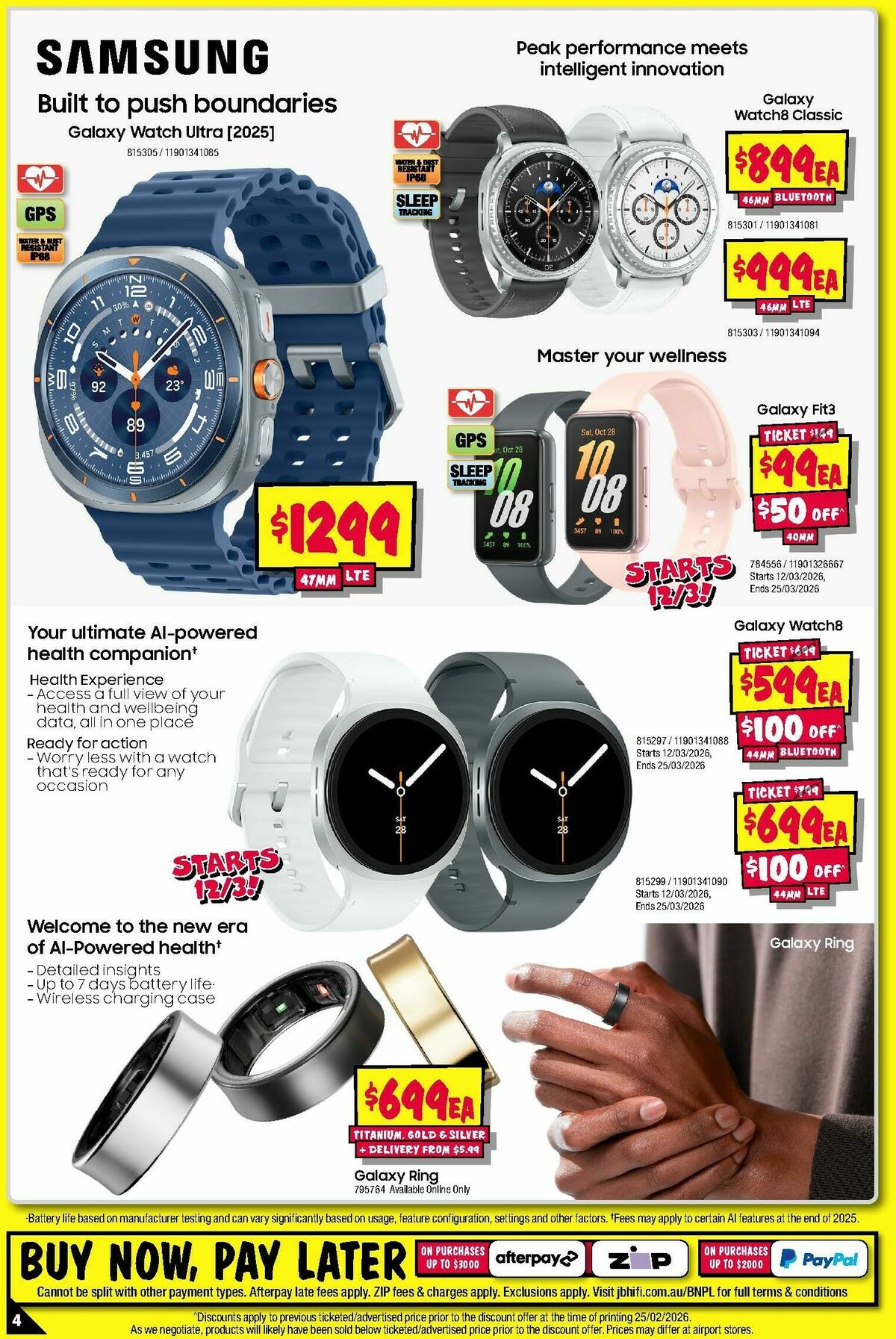 JB Hi-Fi Fitness Catalogue Catalogues from 9 March