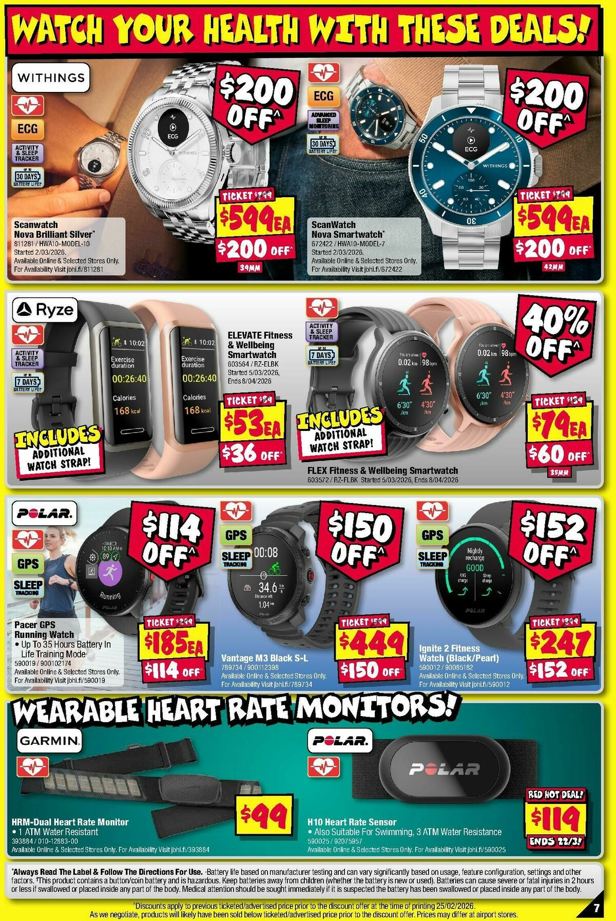 JB Hi-Fi Fitness Catalogue Catalogues from 9 March