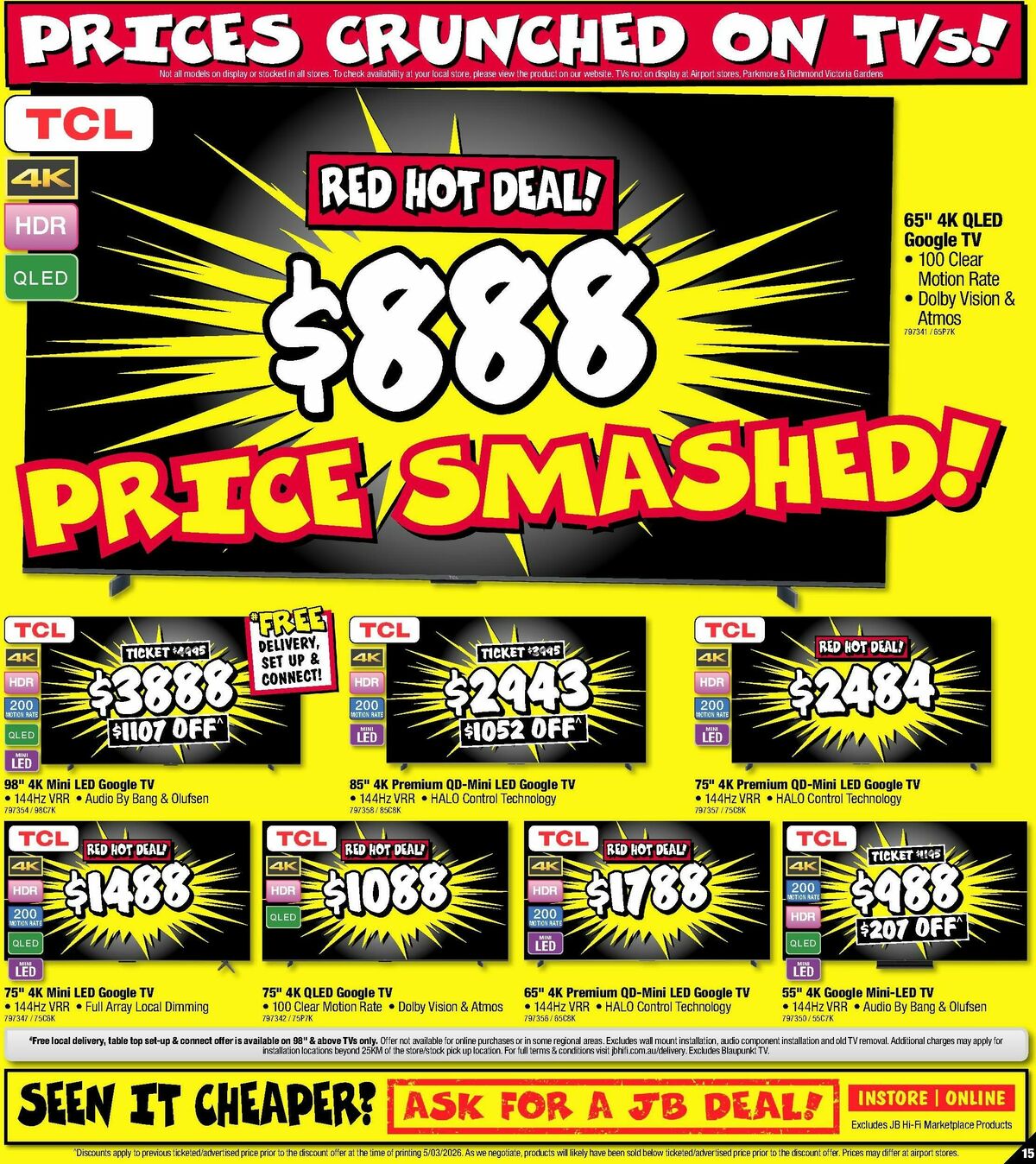 JB Hi-Fi Catalogues from 19 March