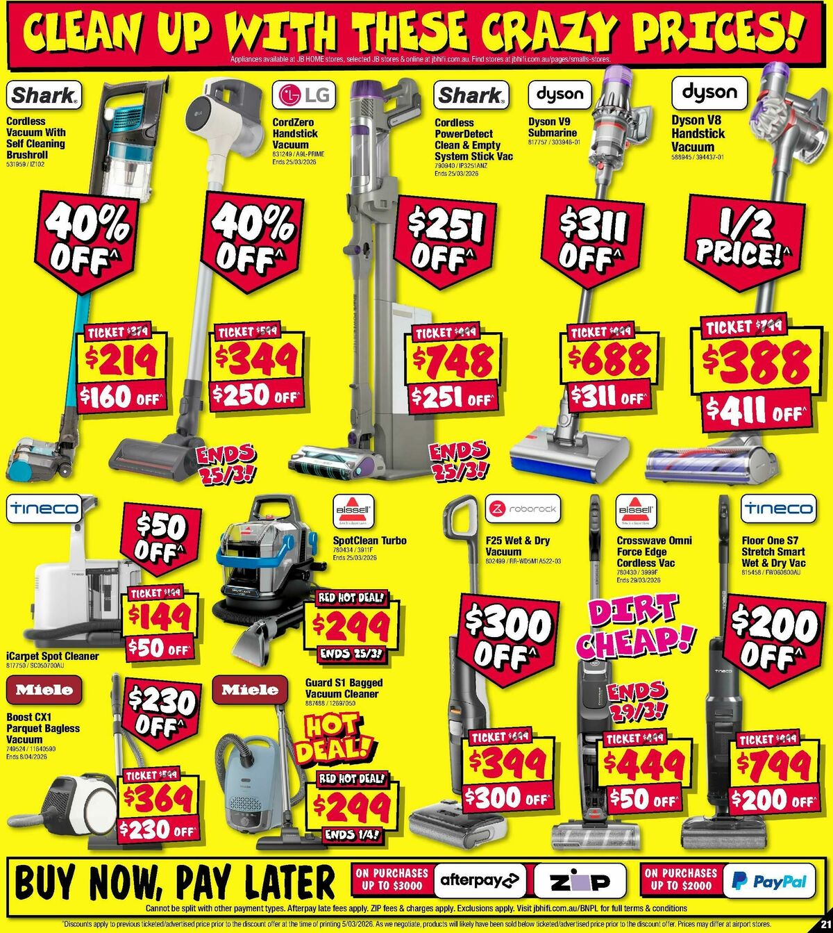 JB Hi-Fi Catalogues from 19 March