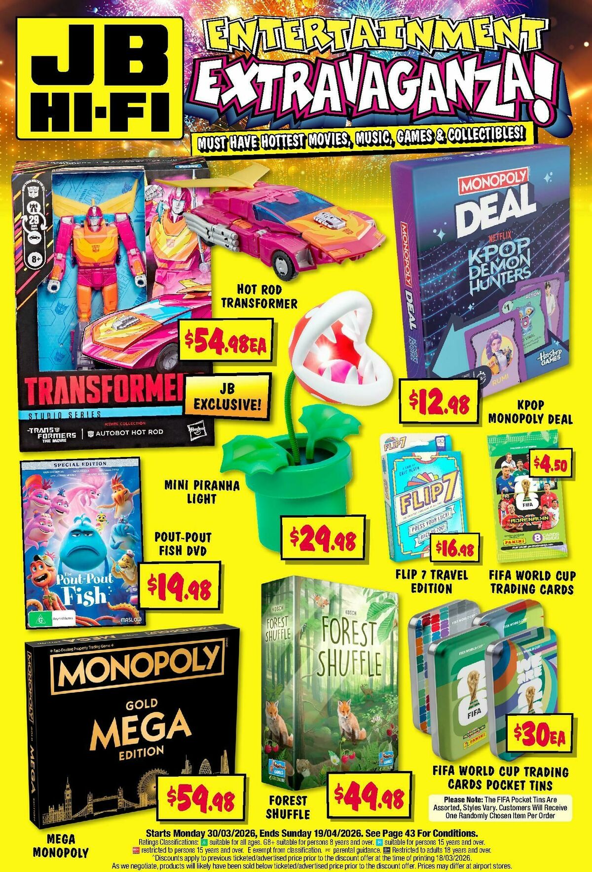 JB Hi-Fi Catalogues from 30 March