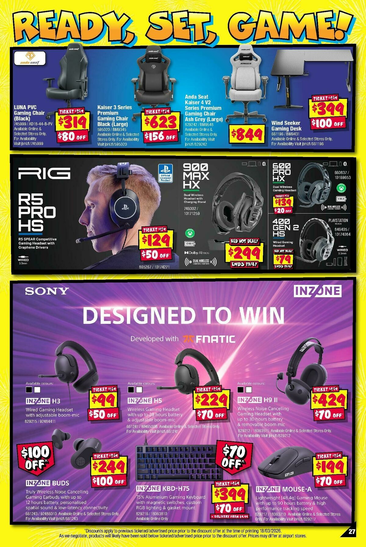 JB Hi-Fi Catalogues from 30 March