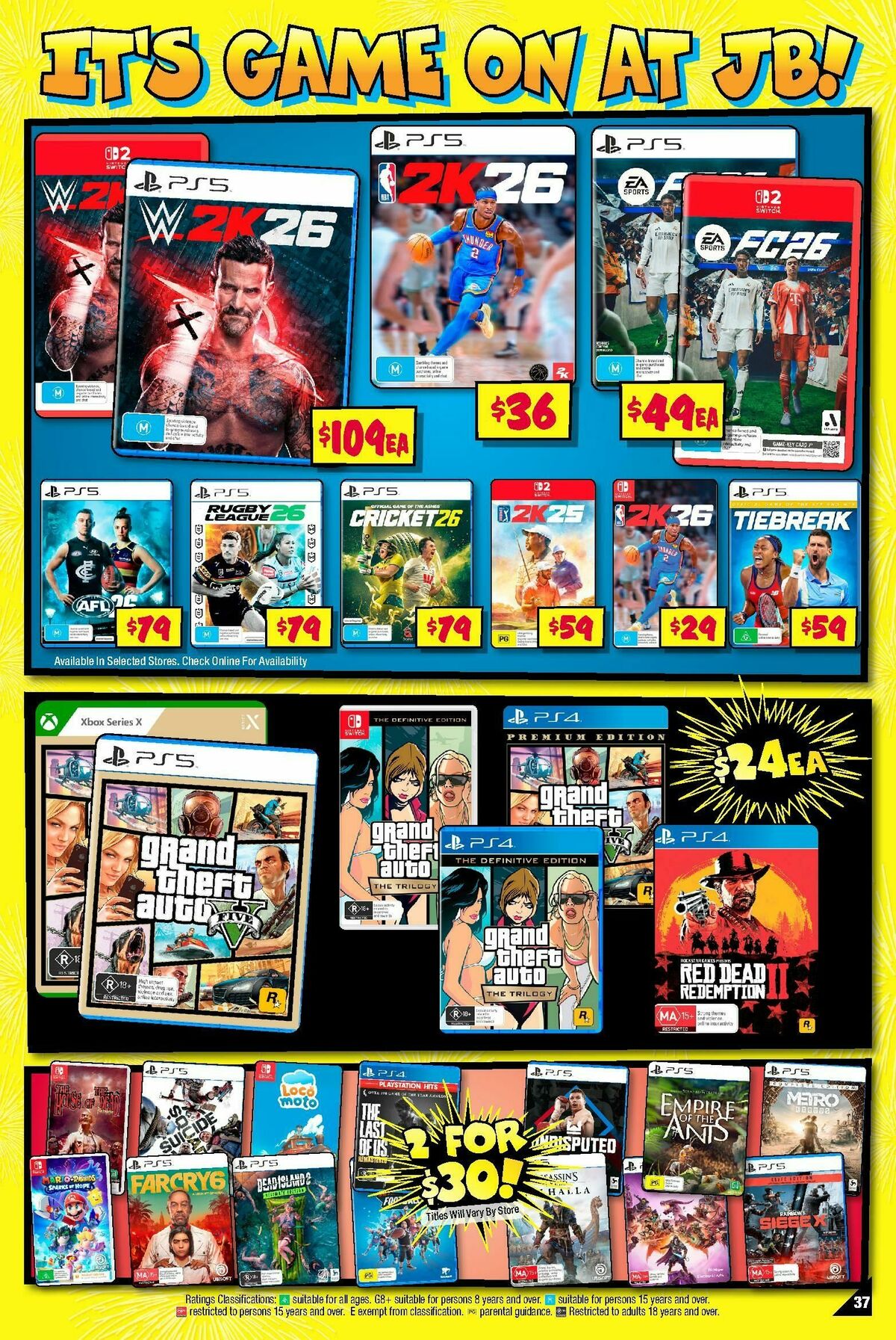 JB Hi-Fi Catalogues from 30 March