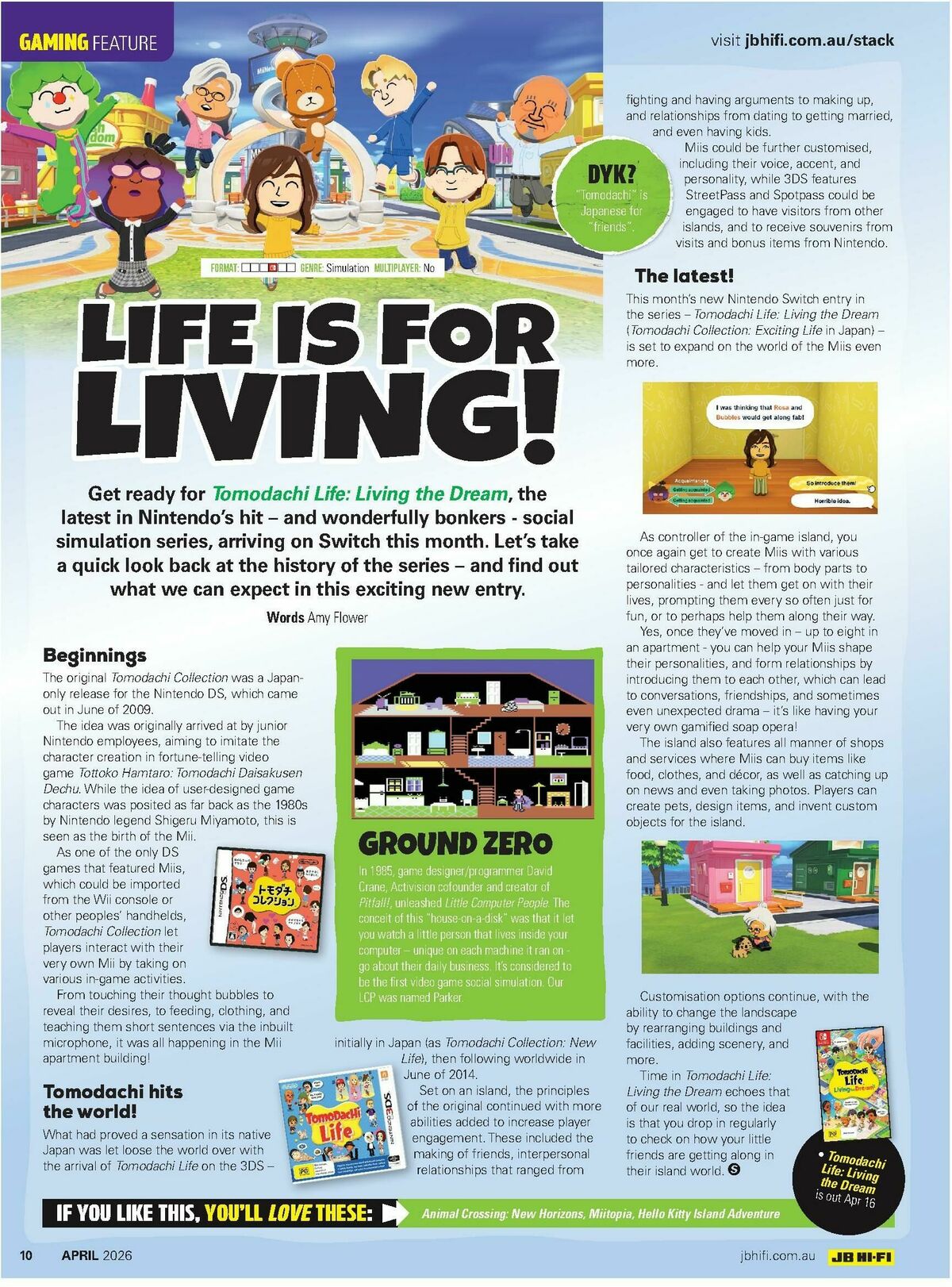 JB Hi-Fi Magazine April Catalogues from 1 April