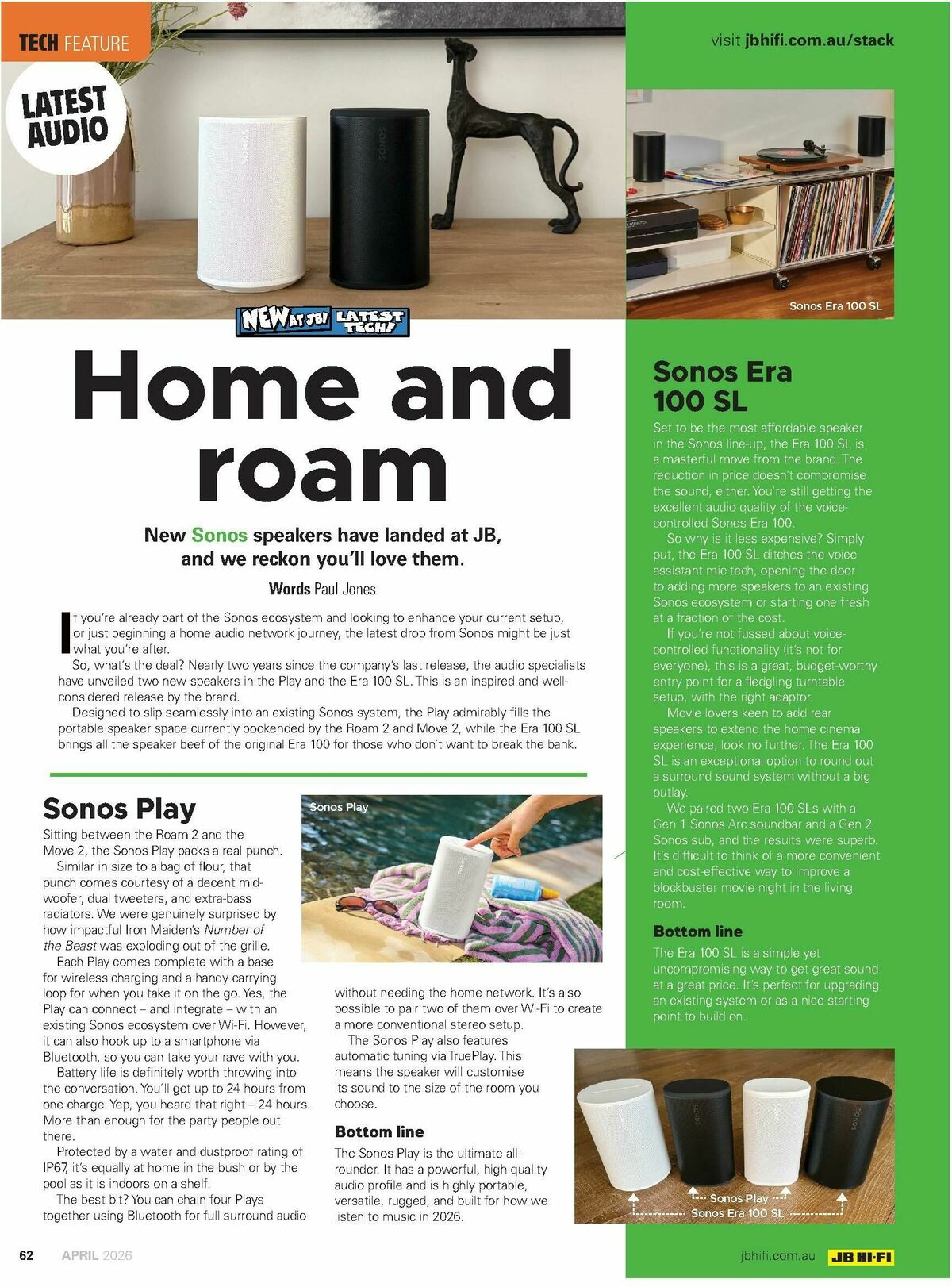 JB Hi-Fi Magazine April Catalogues from 1 April